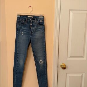 Levi’s wedgie skinnie Classic Blue Women's Jeans